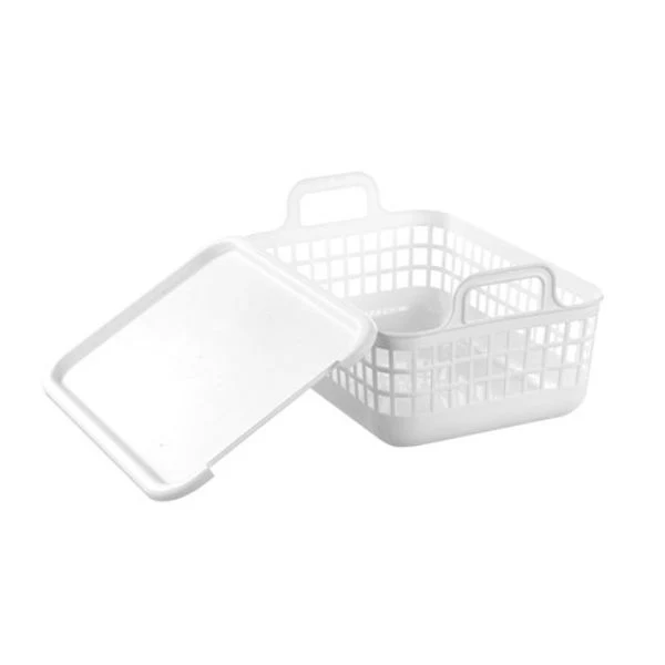 Small Storage Tote With Lid - 33cm x 23.5cm x 16cm - Image 2