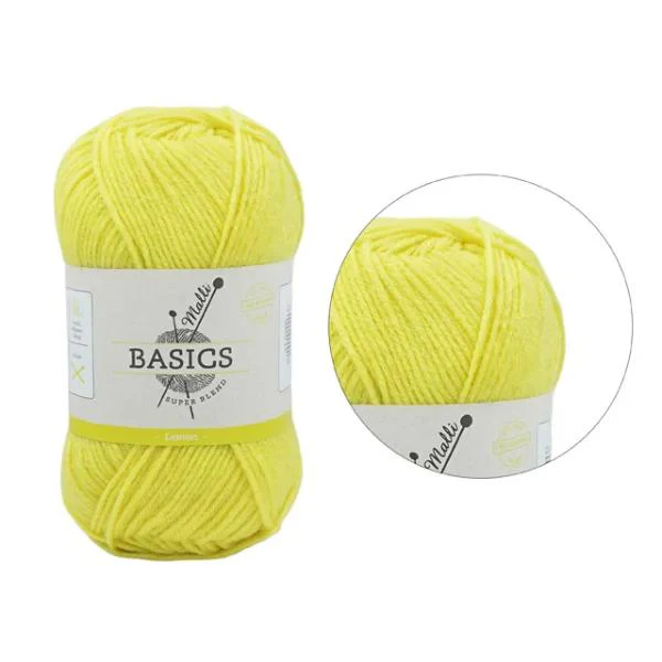 Lemon Super Blend Basic Yarn - 100g