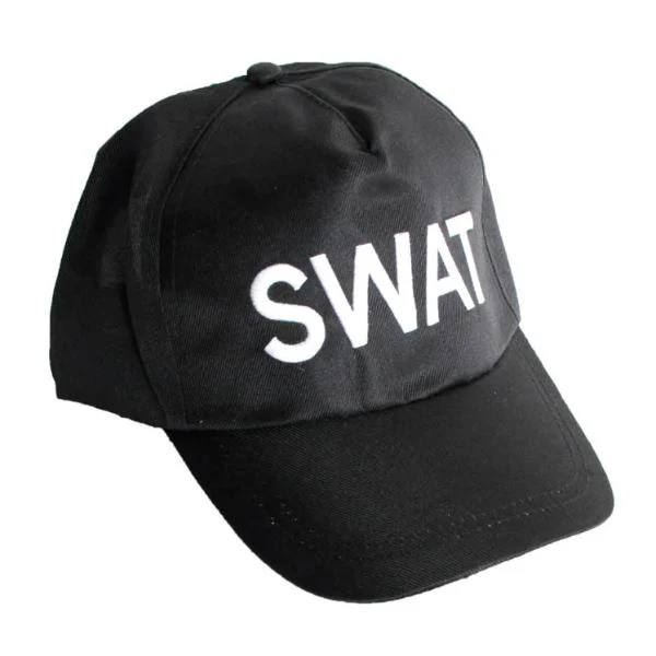 Black Swat Police Cap