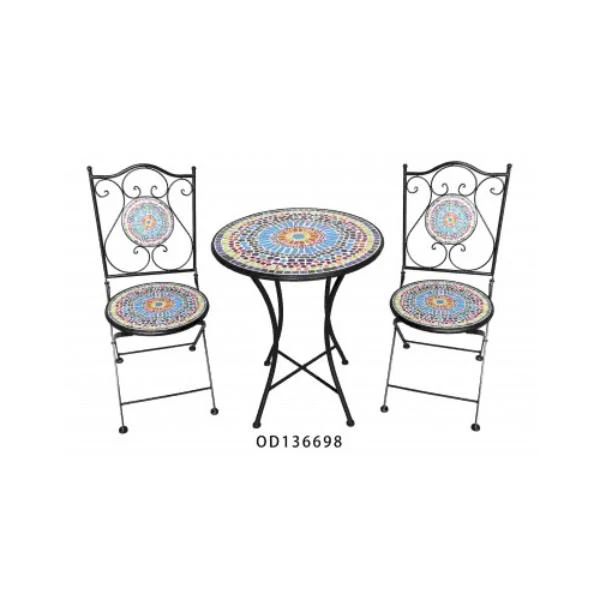 Metal Undercover Use Table With Chairs