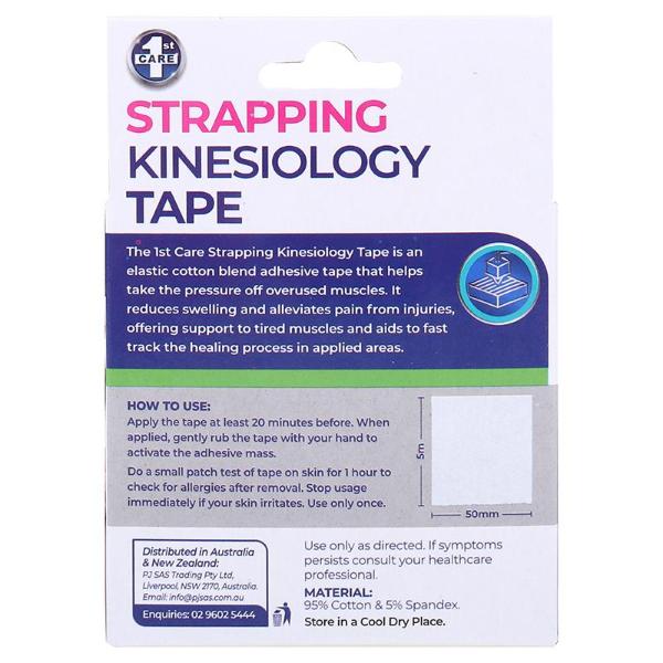Strapping Kinesiology Cotton Tape - 5cm x 500cm - Image 3