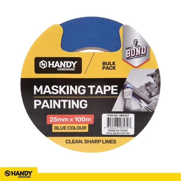 Blue Painters Masking Tape - 2.5cm x 100m