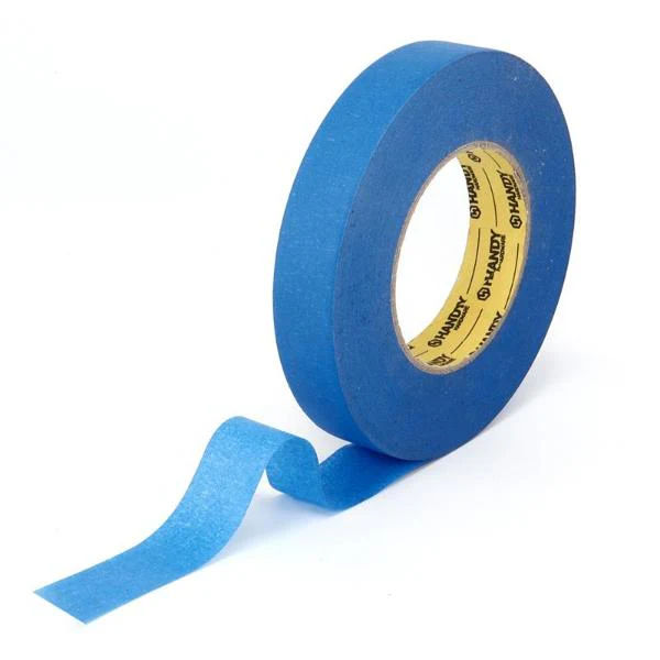 Blue Painters Masking Tape - 2.5cm x 100m - Image 2