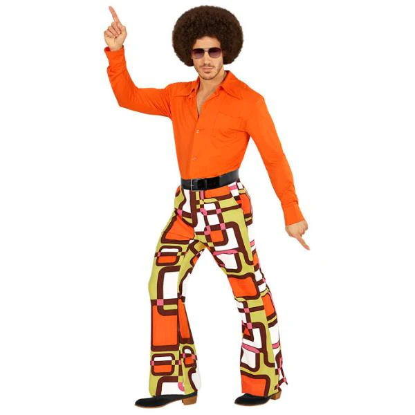 The 70s Groovy Style Tubes Pants - Large - X Large
