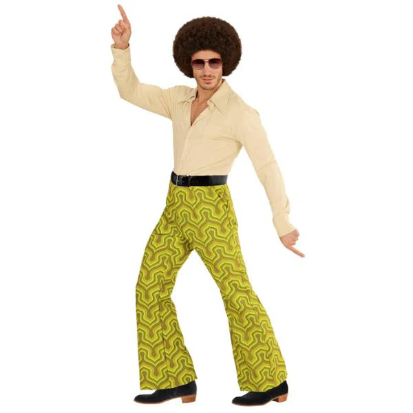 The 70s Groovy Style Wallpaper Pants - Large - X Large - Image 4