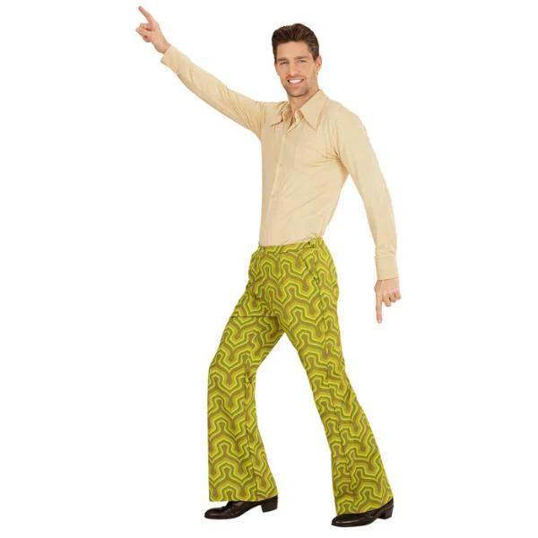The 70s Groovy Style Wallpaper Pants - Small - Medium - Image 2