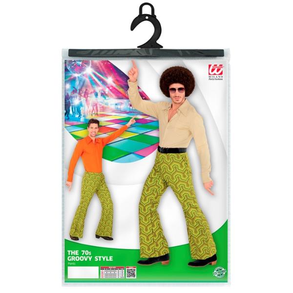 The 70s Groovy Style Wallpaper Pants - Small - Medium - Image 3