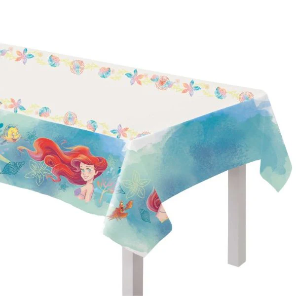 The Little Mermaid Paper Tablecover - 2.43cm x 1.37cm