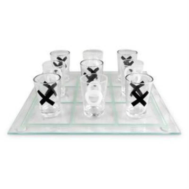 Tic Tac Toe Drinking Game Set