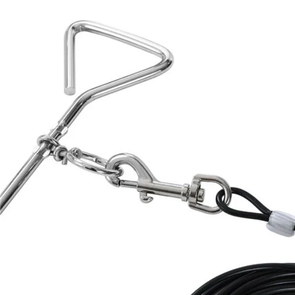 Stainless Steel Stake & Tie Out Cable - 400cm - Image 4