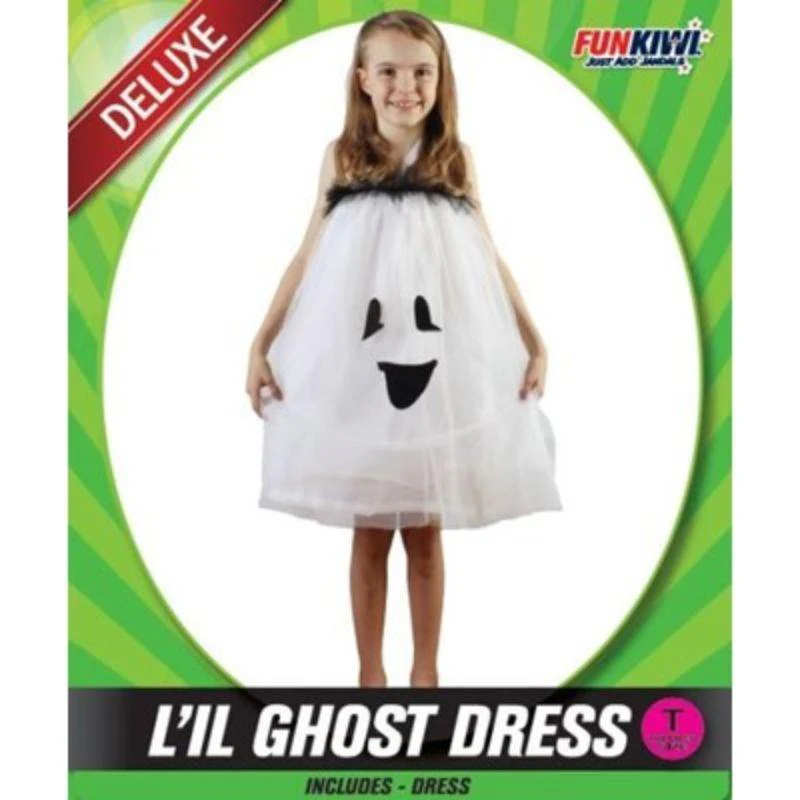 Toddlers Deluxe Ghost Dress Costume