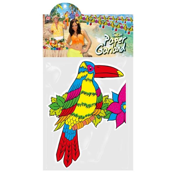 Toucan Paper Garland - 300cm - Image 2