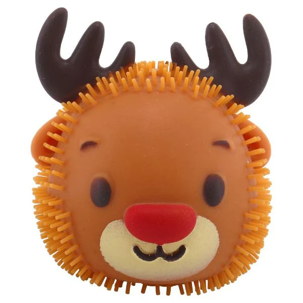 Christmas Squeeze Light Up Ball Toy - 6.5cm - Image 4