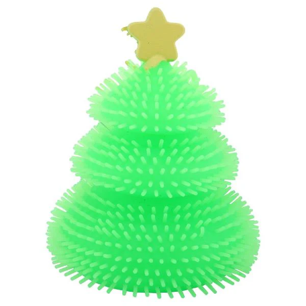 Christmas Squeeze Light Up Ball Toy - 6.5cm - Image 6