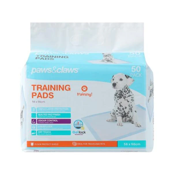 50 Pack Antibacterial Training Pads - 56cm x 56cm