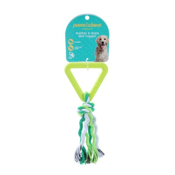 Triangle TPR Rope Pet Toy - 17cm x 1.6cm - Image 3