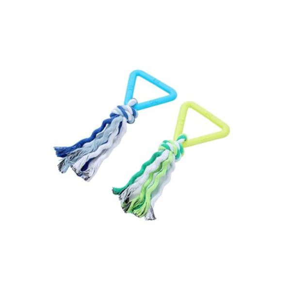 Triangle TPR Rope Pet Toy - 17cm x 1.6cm - Image 5