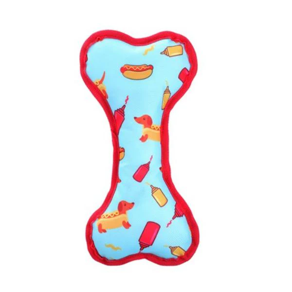 Tug O Mania Oxford Bone Toy - 25cm x 13cm x 6cm - Image 3
