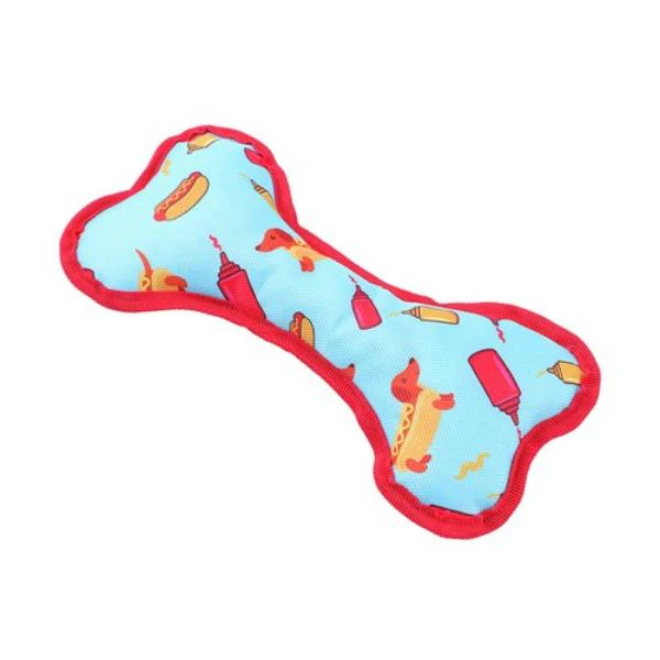 Tug O Mania Oxford Bone Toy - 25cm x 13cm x 6cm - Image 4