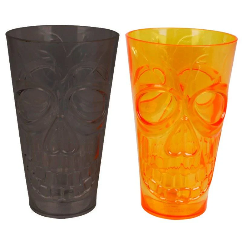 Plastic Skull Tall Cup