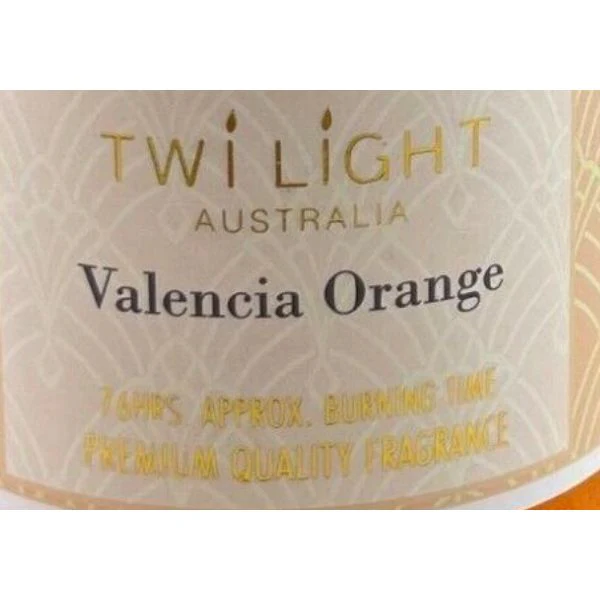 Twilight Valencia Orange Candle - 6.8cm x 14cm - Image 2