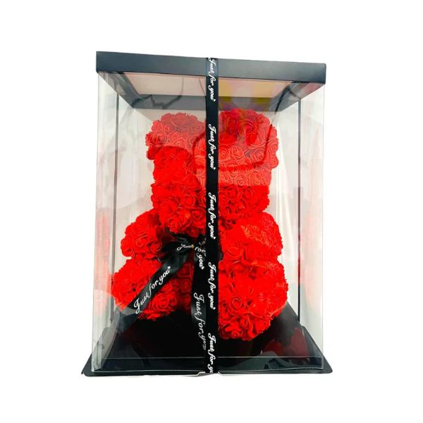 Valentines Rose Bear In Box - 35cm - Image 3