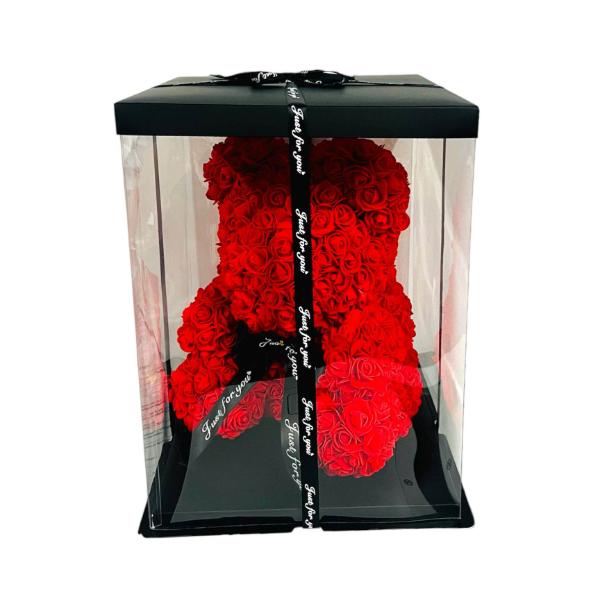 Valentines Rose Bear In Box - 35cm - Image 5