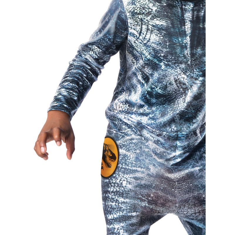 VELOCIRAPTOR DELUXE LENTICULAR KIDS COSTUME- SIZE 6-8 - Image 4