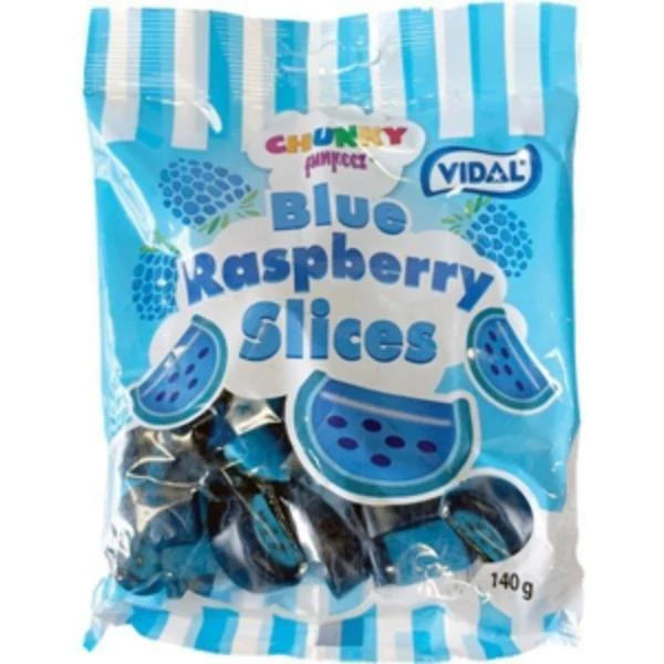 Chunky Blue Raspber Slices - 140g