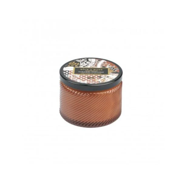 Wick2Ware Caramel Popcorn Hand Poured Soy Wax Candle Jar - 110g