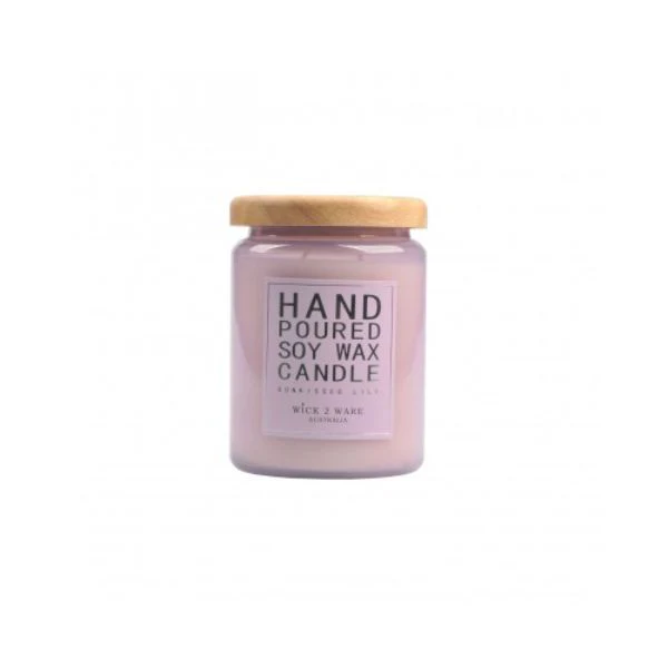 Wick2Ware Sunkissed Lily Hand Poured Soy Wax Candle Jar - 580g