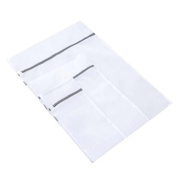3 Pack Mesh Wash Shoe Bag - Image 2