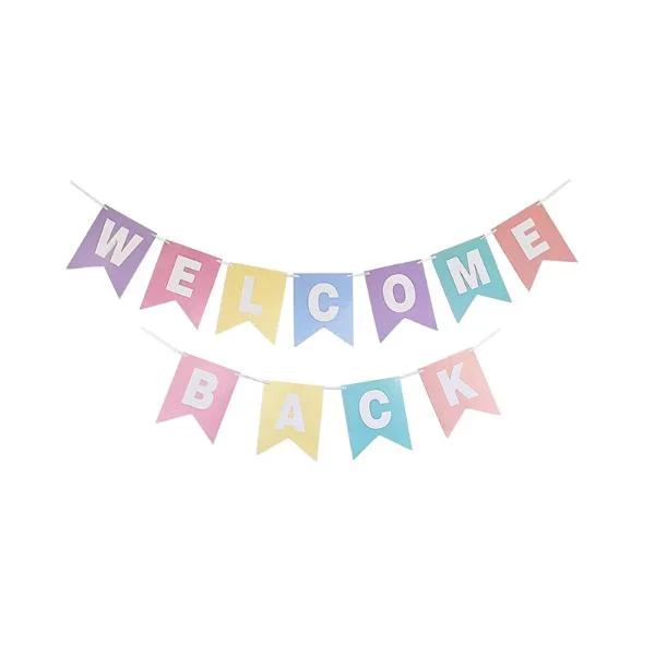 Colourful Welcome Back Banner - 250cm
