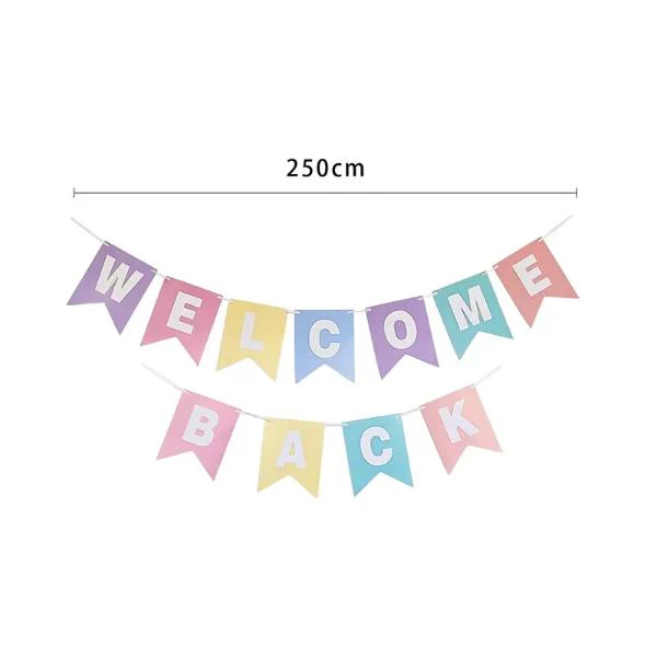 Colourful Welcome Back Banner - 250cm - Image 3