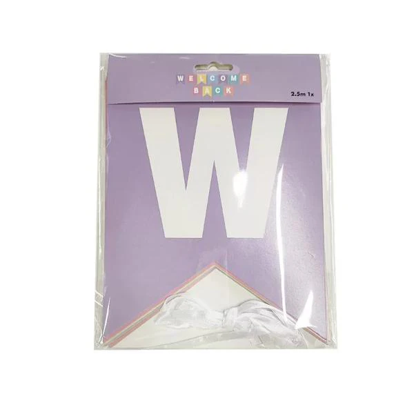 Colourful Welcome Back Banner - 250cm - Image 4
