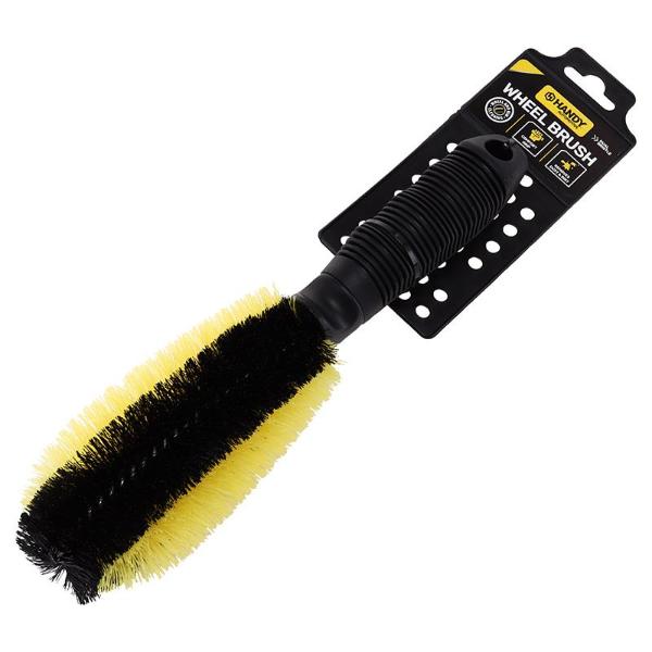 Black & White Wheel Brush - 26cm x 8cm - Image 3