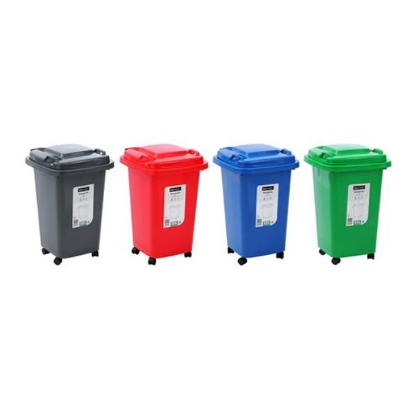 Boxsweden Wheelie 32L Storage Bin - 39.5cm x 34.5cm x 53cm