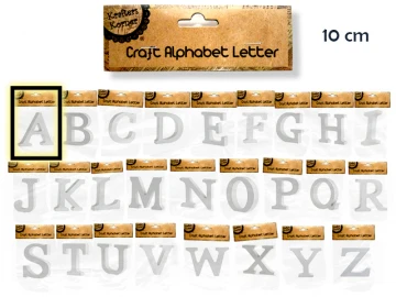 White Alphabet Letter A - 10cm - Image 2
