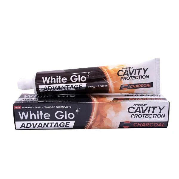 White Glo Advantage Charcoal Toothpaste - 140g