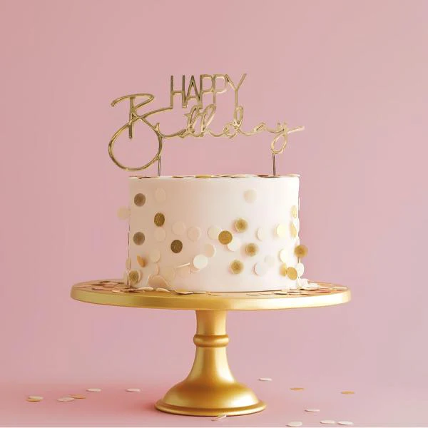 Sprinks White & Gold Wafer Decorations - 9g - Image 3