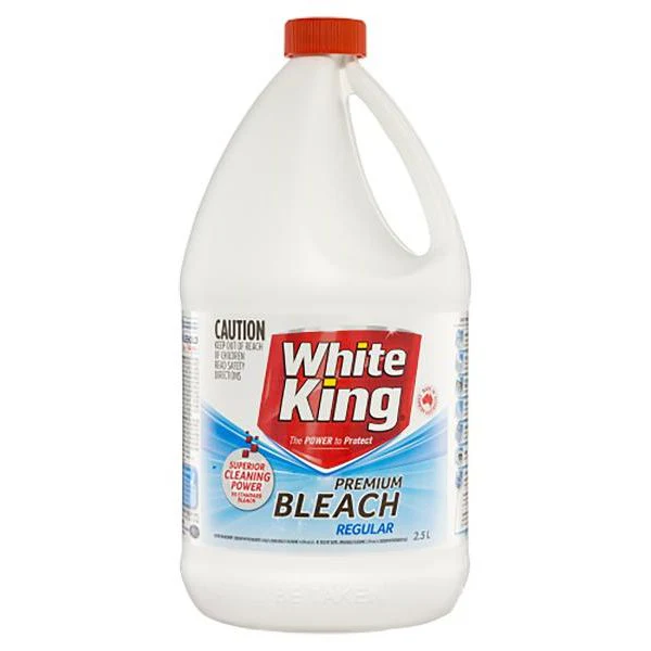 WHITE KING 2.5L PREMIUM LIQUID BLEACH REGULAR