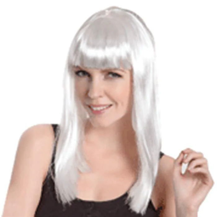 White Long Wig