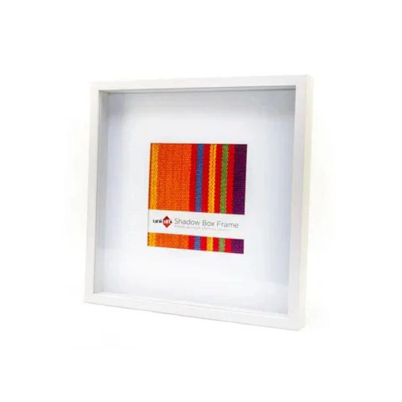 White Shadow Box Frame - 40cm x 40cm / 20cm x 20cm