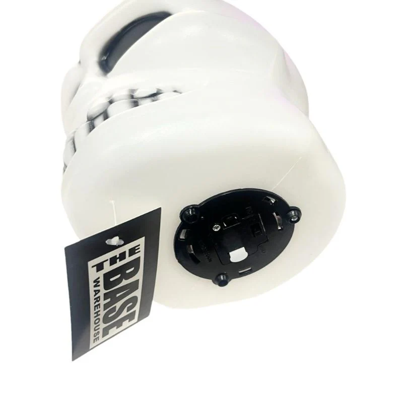 White Skull Bucket with Led Lights - 17cm x 14cm - Image 2