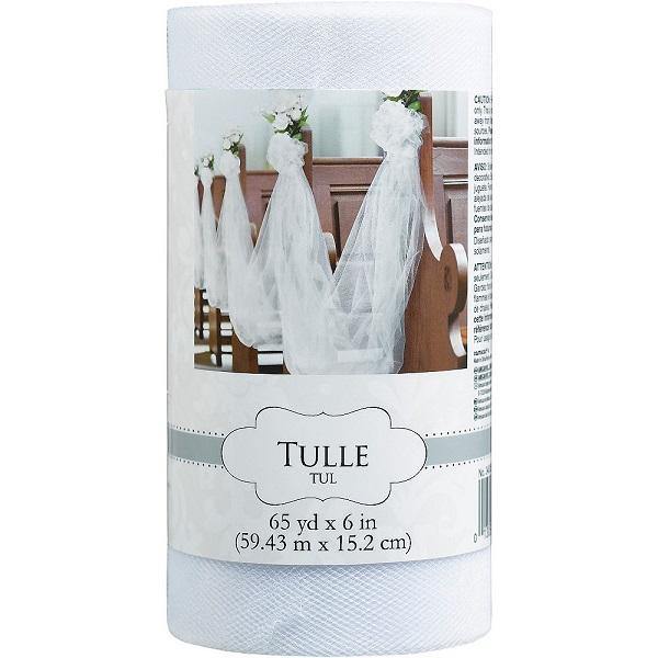 White Tulle Spool