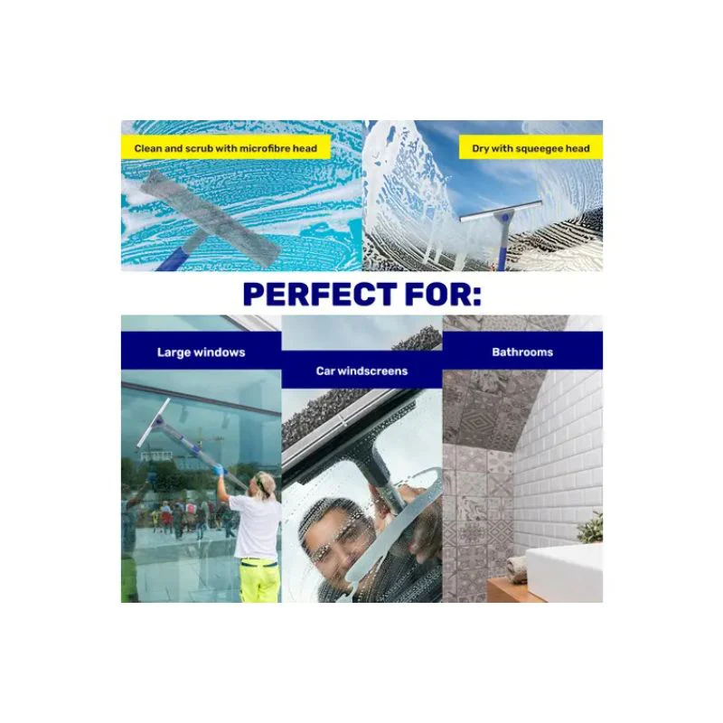 5 Pack Window Squeegee & Washer With Telescopic Pole - Image 5
