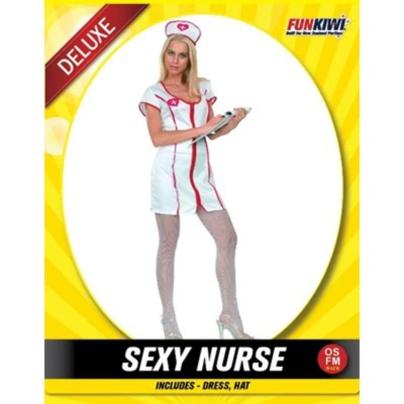 Womens Deluxe Sexy Nurse Costume