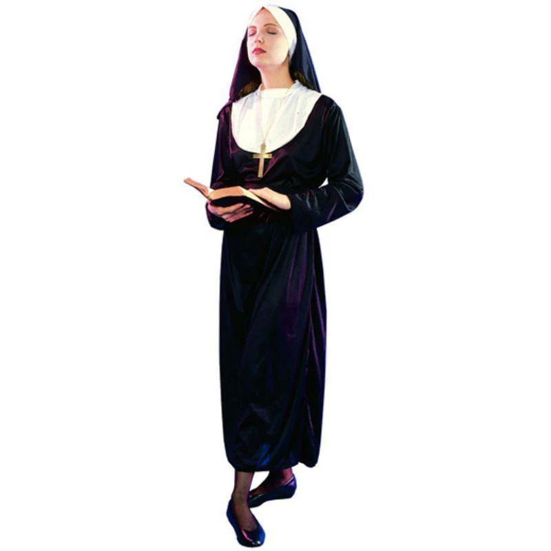 Womens Nun Costume - 12-14