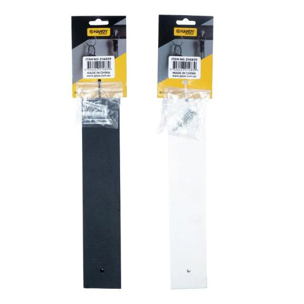 4 Metal Hooks Woodboard - 4cm x 22cm - Image 3