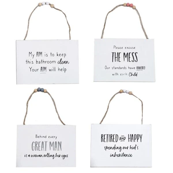 Wooden Plaque - 12cm x 17cm